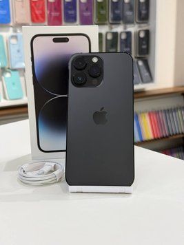 iPhone 14 Pro Max 256gb Space Black б/у (фізична сім-карта), Майдан, 256 ГБ, 6,7 ", A16 Bionic, 550$, 🐾 3 платажі(Моно банк), Розстрочка до 12 мiсяцiв