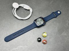 Apple Watch 7 45mm Blue бу, 41 mm, 250$