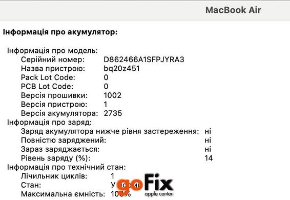 Macbook Air 13 M1 2020 256gb Space Gray Open Box, 256 ГБ, M1, 750$