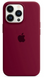 Чoхол Silicone Case for iPhone 14 Pro Marsala