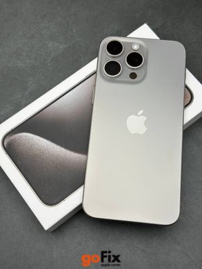 iPhone 15 Pro Max 256gb Natural Titanium б/у (фізична сім-карта), 256 ГБ, 6,7 ", A17 Pro, 1120$