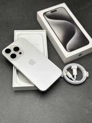 iPhone 15 Pro 128gb White Titanium б/у (фізична сім-карта), 128 ГБ, 6,1 ", A17 Pro, 880$