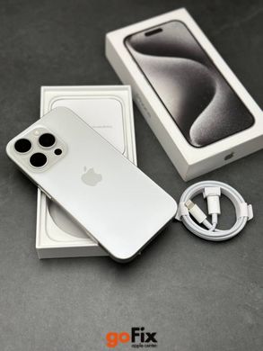 iPhone 15 Pro 128gb White Titanium б/у (фізична сім-карта), 128 ГБ, 6,1 ", A17 Pro, 880$