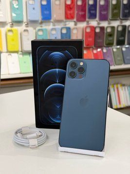 iPhone 12 Pro 256gb Pacific Blue бу, 256 ГБ, 6,1 ", A14 Bionic, 320$