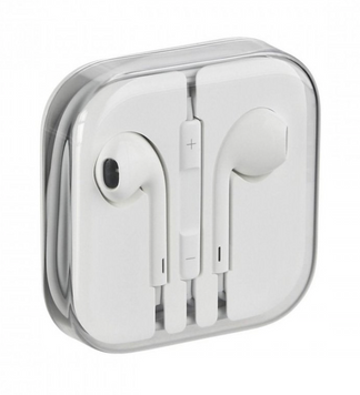Наушники Apple EarPods 3.5 Jack with Remote and Mic high copy (White)