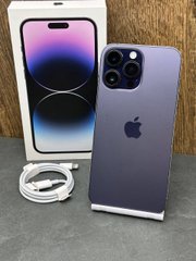 iPhone 14 Pro Max 256gb Deep Purple б/у (физическая сим), 256 ГБ, 6,7 ", A16 Bionic, 750$