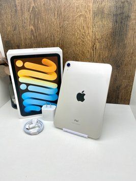iPad mini 6 2021 64gb Wi-Fi Starlight бу, 64 ГБ, 8,3, A15 Bionic, 400$