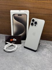 iPhone 15 Pro Max 256gb Natural Titanium б/у (фізична сім-карта), Осокорки, 256 ГБ, 6,7 ", A17 Pro, 1100$, Розстрочка вiд Monobank і ПриватБанк від 2 до 12 мiсяцiв