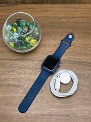 Apple Watch 7 45mm Blue бу, Майдан, 45mm, 290$, Рассрочка Monobank и ПриватБанк от  2 до 12 месяцев