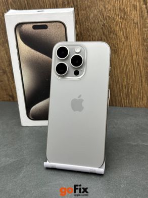 iPhone 15 Pro 128gb Natural Titanium б/у (физическая сим), 128 ГБ, 6,1 ", A17 Pro, 880$