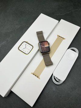 Apple Watch 7 41mm Gold Stailes Steel бу, 41 mm, Рассрочка до 12 месяцев