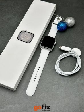 Apple Watch 8 45mm Silver бу, Майдан, 45mm, 350$, Розстрочка вiд Monobank і ПриватБанк від 2 до 12 мiсяцiв