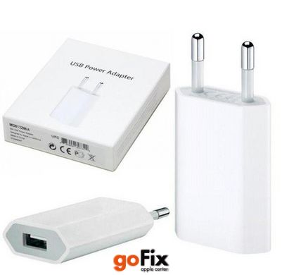 Мережевий зарядний пристрій Apple 5W USB Power Adapter Original Assembly (White), Осокорки