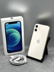 iPhone 12 mini 64Gb White бу, Осокорки, 64 ГБ, 5,4 ", A14 Bionic, 340$, Рассрочка Monobank и ПриватБанк от  2 до 12 месяцев