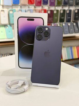 iPhone 14 Pro Max 256gb Deep Purple бу (фізична сім-карта), Майдан, 256 ГБ, 6,7 ", A16 Bionic, 550$, 🐾 3 платажі(Моно банк), Розстрочка до 12 мiсяцiв