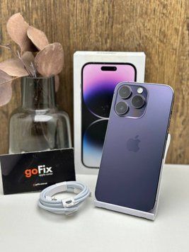 iPhone 14 Pro 256gb Deep purple бу (фізична сім-карта), 256 ГБ, 6,1 ", A16 Bionic, 600$
