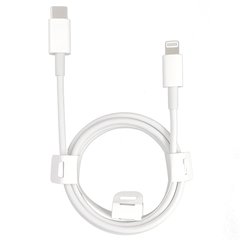 Кабель Apple Lightning to USB-C Cable Original (White) 1m (Комплектный оригинал), Майдан, 1m